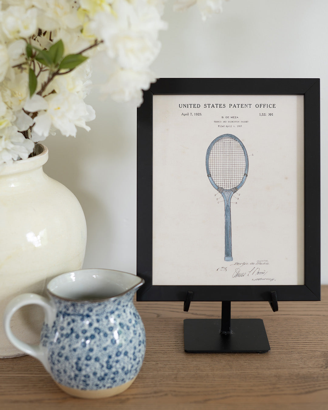 Racquet Framed Art