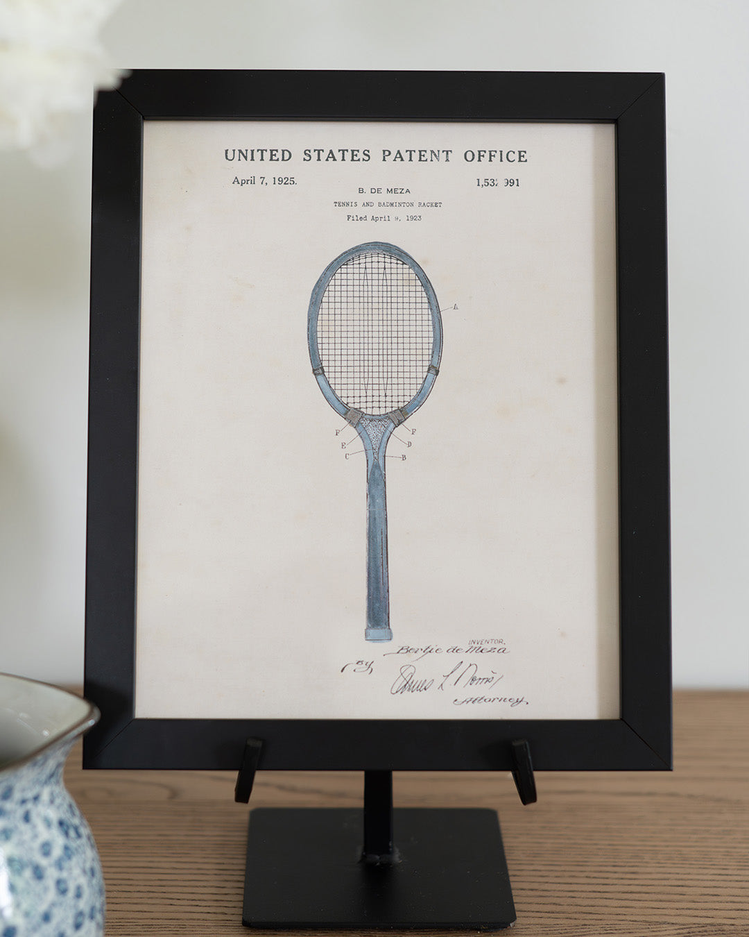 Racquet Framed Art