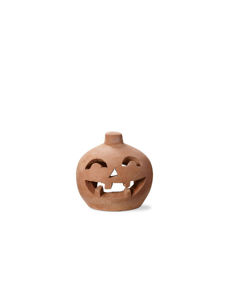 Terracotta Small Luminary Jack-O-Lantern