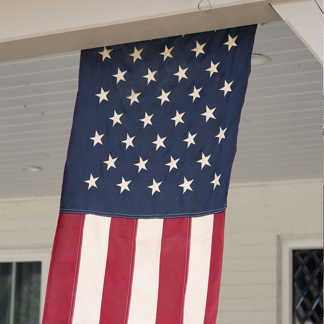 Americana Vertical Banner with Grommets