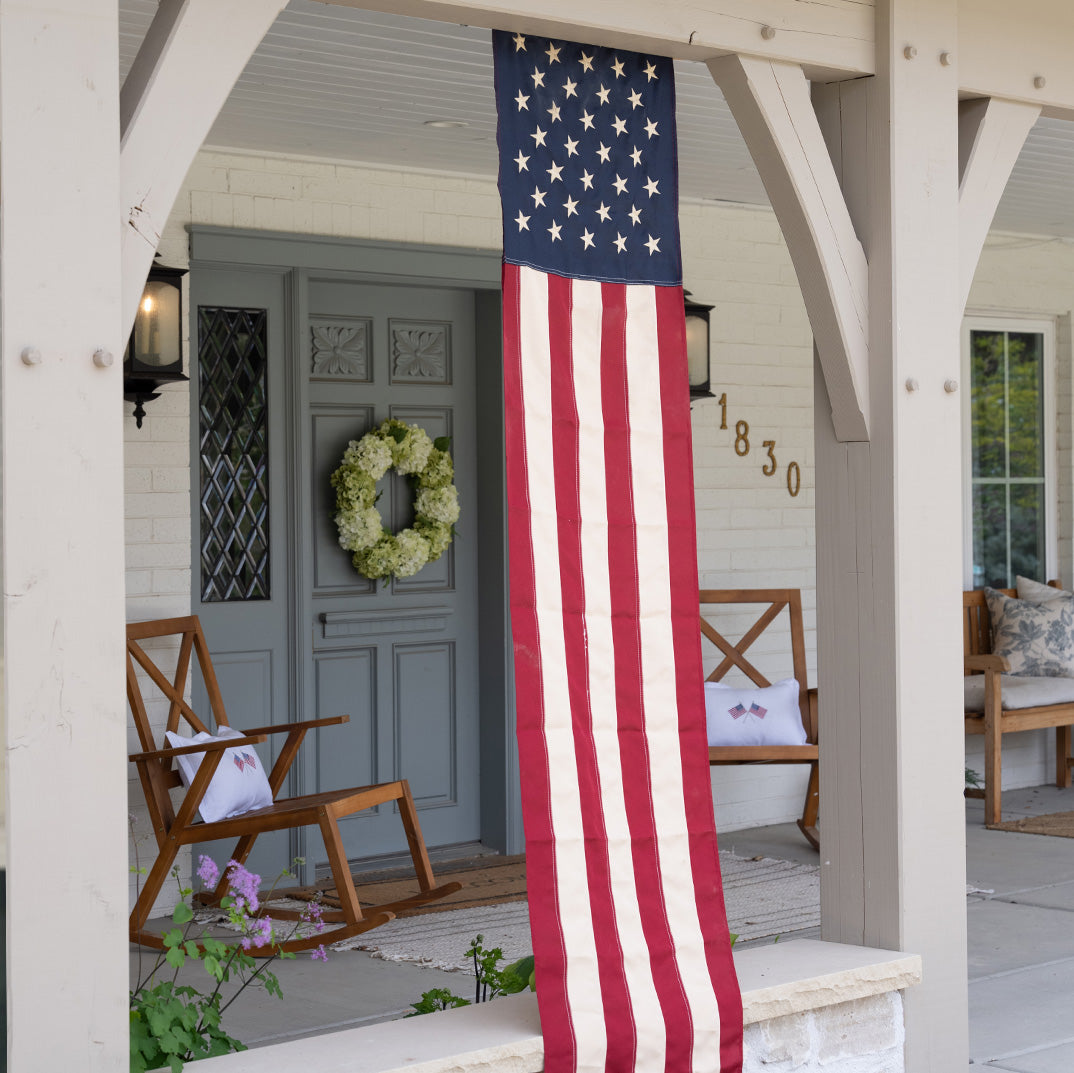 Americana Vertical Banner with Grommets