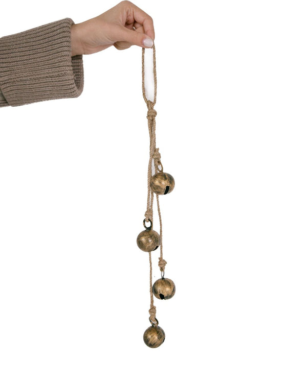 Hanging Metal Round Jingle Bells