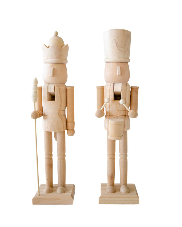 Wood Nutcracker - Set of 2 (Online Exclusive)