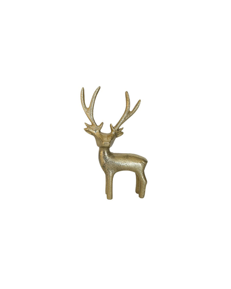 Mini Gold Reindeer Figurine