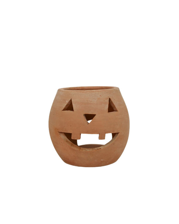 Terracotta Medium Luminary Jack-O-Lantern