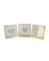Mini Christmas Saying Frames - Set of 3