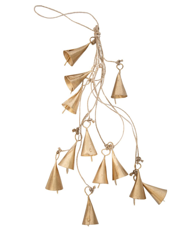 Hanging Metal Bell Cluster