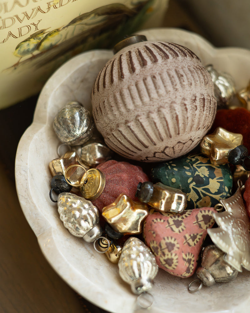 Mini Silver Ornaments - Set of 9