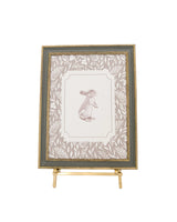 Vintage Bunny Framed Art