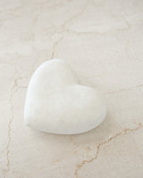 White Paper Mache Heart