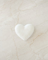 White Paper Mache Heart
