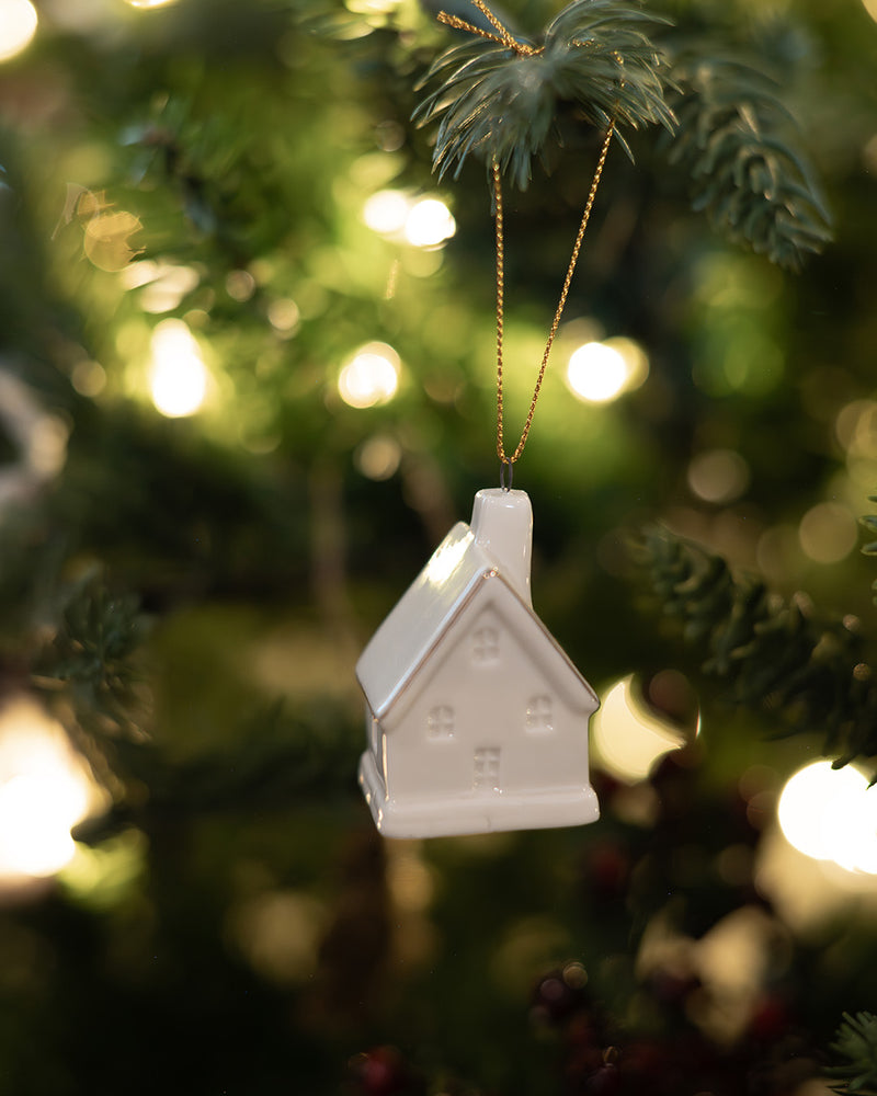 Holly Home Ornament - Set of 2