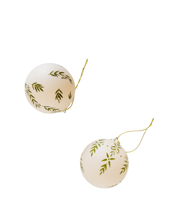 Alpine Frost Ornaments - Set of 2