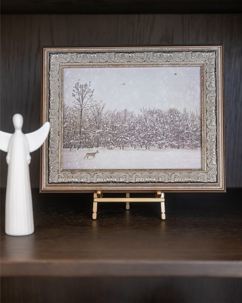 Winter Fawn Framed Art