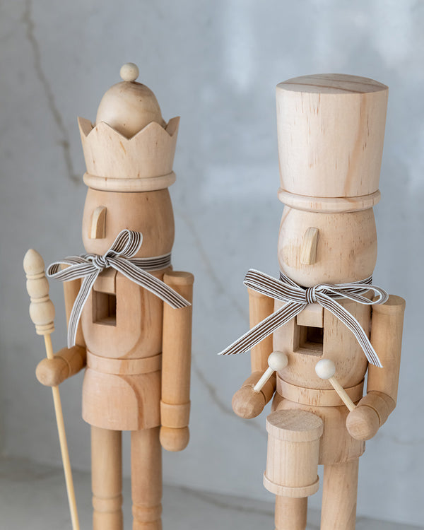 Wood Nutcracker - Set of 2 (Online Exclusive)