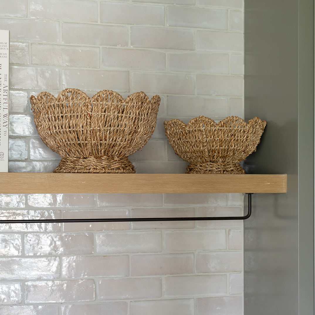 Woven Pedestal Bowl
