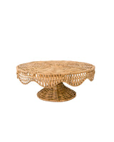 Woven Scalloped Pedestal