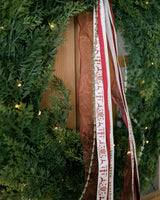 Golden Juniper Wreath- Pre Lit
