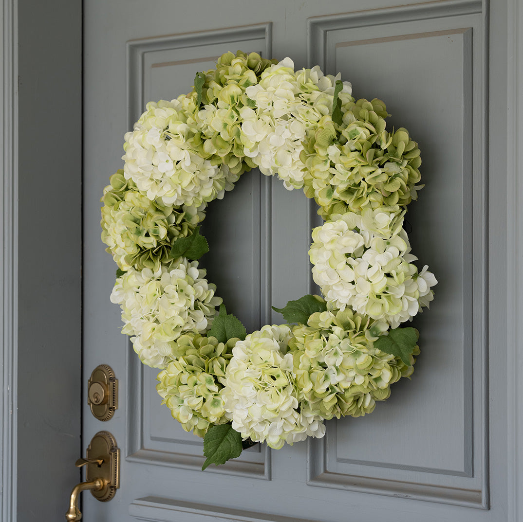 Garden Hydrangea Wreath