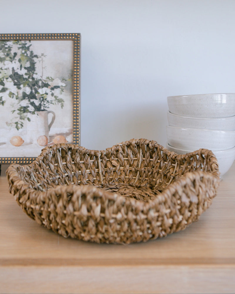 Braided Bowls w/ Scalloped Edge, Set of 2