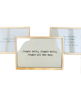Large Christmas Saying Frames - Set of 3