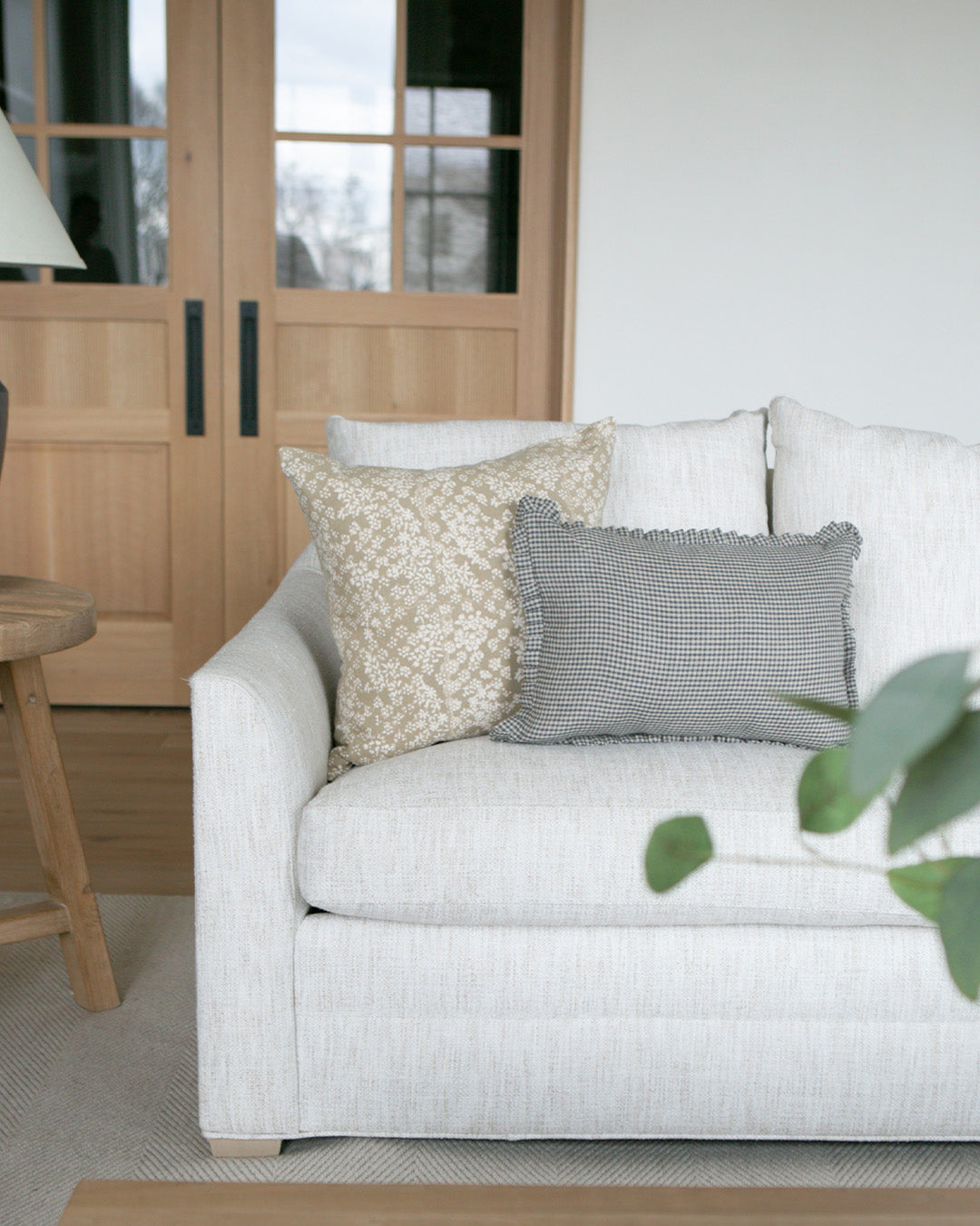 Iris Floral Pillow Cover