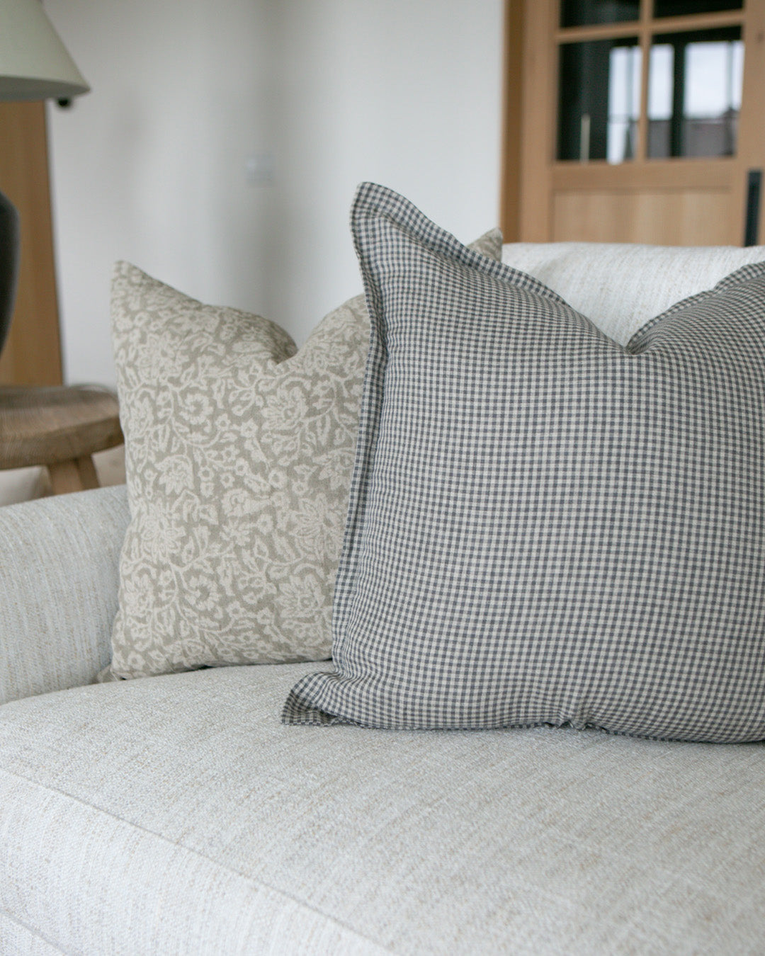 Frankie Gingham Pillow Cover