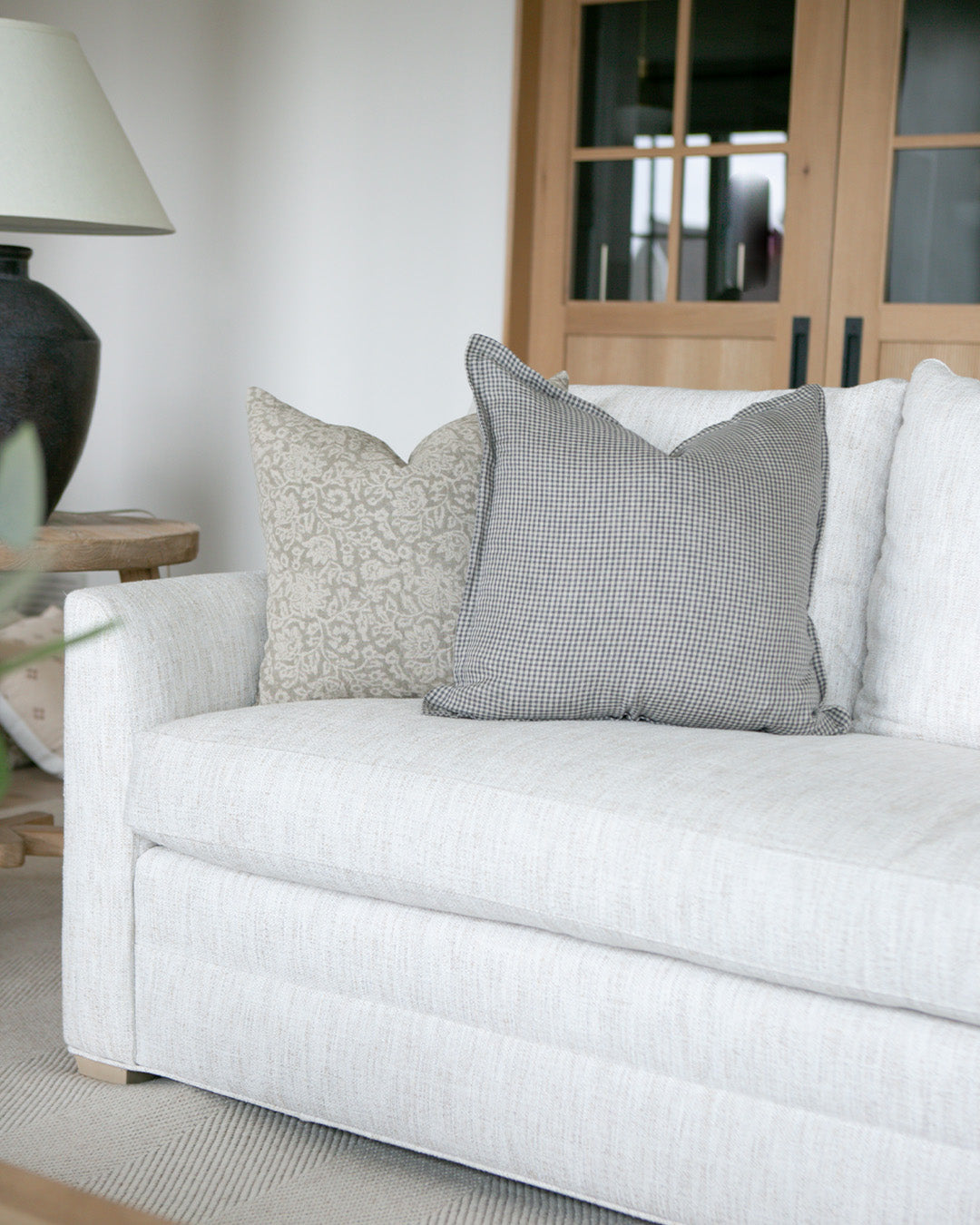 Frankie Gingham Pillow Cover