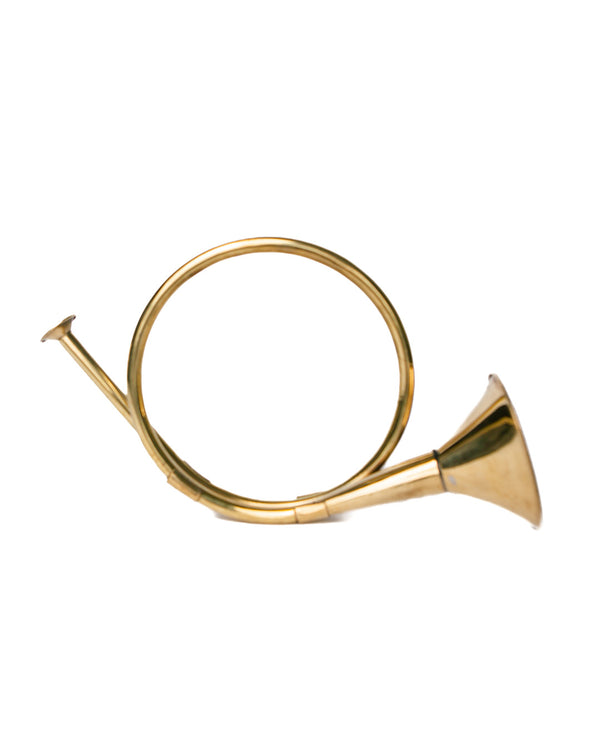 Medium Aged Brass Horn - One Of A Kind