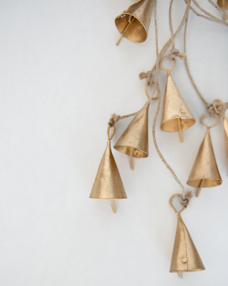 Hanging Metal Bell Cluster