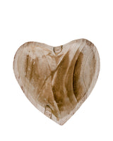 Hand Carved Wooden Heart Bowl