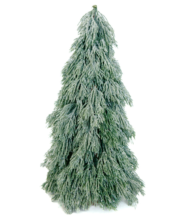 Medium Faux Frosted Cedar Tree