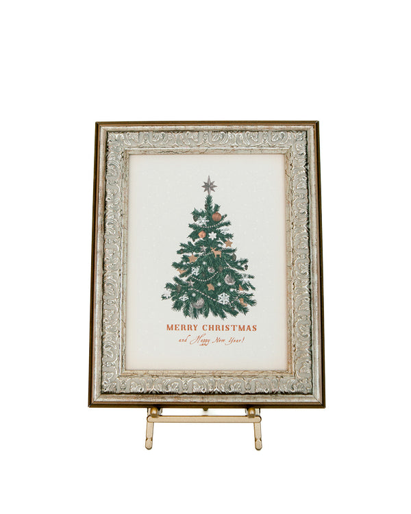 "Merry Christmas" Tree Framed Art