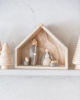 Wood & Cement Nativity Scene