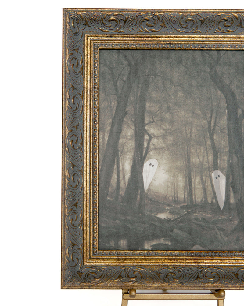 Peeking Ghost Framed Art