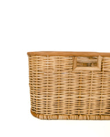 Handwoven Rattan Baskets, Set of 3