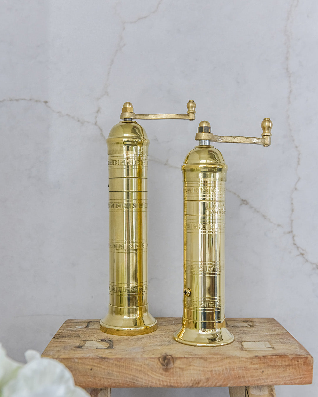 9" Brass Salt Grinder
