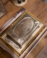 One of a Kind Polished Silver Reindeer box