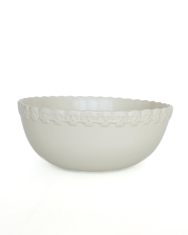 Stoneware Skull Bowl
