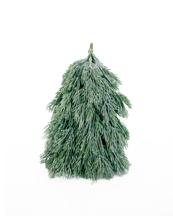 Small Faux Frosted Cedar Tree