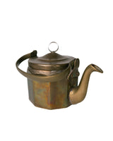 Aged Metal Teapot - One Of  A Kind