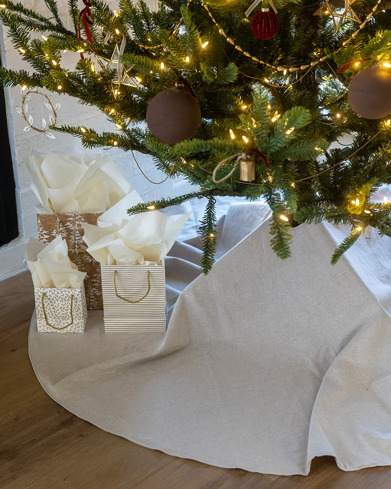 78" Custom Cream Tree Skirt