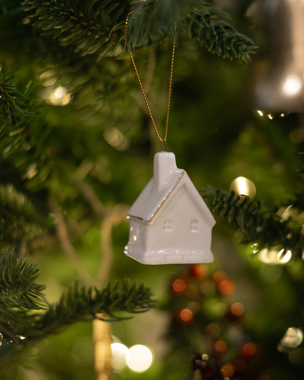 Holly Home Ornament - Set of 2