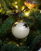 Frosted Olive Ornament