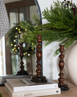 One of Kind Wooden Candlesticks