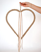 2.5 Cream Ribbed Wire Ribbon