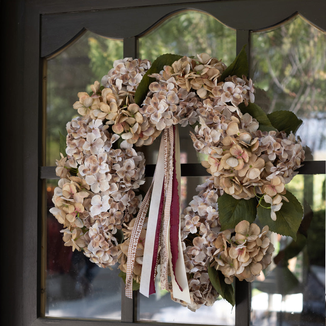 Fall Hydrangea Wreath - Preorder