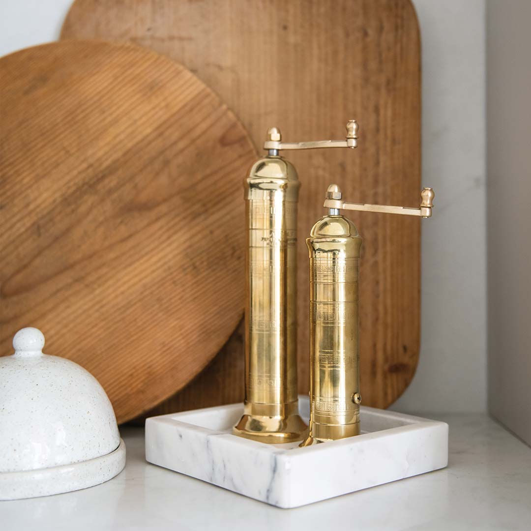 9" Brass Salt Grinder