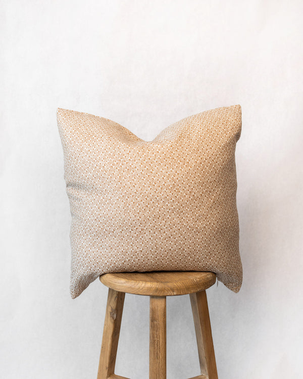 Brown Geometric Designer Pillow Cover- 21x21