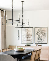 Camille Aged Iron Chandelier